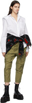 Thumbnail for your product : R 13 Khaki Harem Cargo Pants