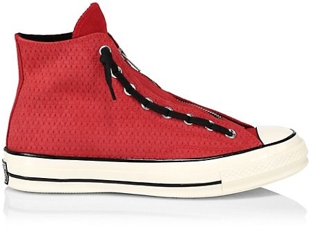 Converse Chuck 70 Zip Suede & Leather High-Top Sneakers - ShopStyle
