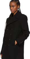 Thumbnail for your product : Saint Laurent Black Felted Wool Classic Peacoat