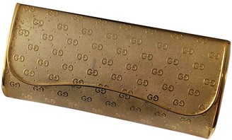 gucci gold clutch bag