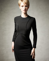 Thumbnail for your product : Alexander Wang Long-Sleeve Curved-Seam Dress