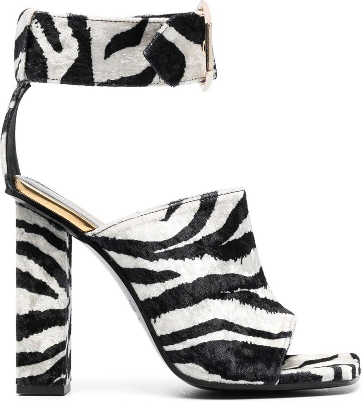Attent gewicht Beschuldiging Zebra Print Sandals | ShopStyle