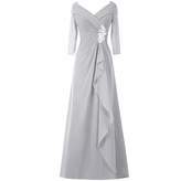 Thumbnail for your product : ASBridal Mother of The Bride Dresses Long Sleeve Plus Size Evening Gowns for Women Mothers Bride Dress US