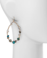 Thumbnail for your product : Alexis Bittar Gilded Muse d'Ore Crystal Hoop Wire Earrings