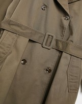 Thumbnail for your product : Object oversized trench coat in brown