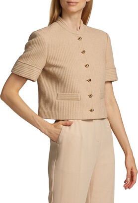 Derek Lam 10 Crosby Grace Rib-Knit Jacket - ShopStyle