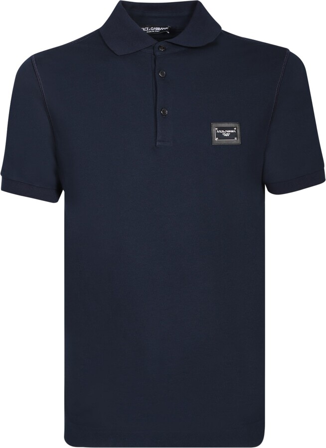 Dolce & Gabbana Logo Plaque Polo Piquã¨