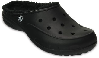 crocs lined clog women's