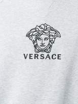 Thumbnail for your product : Versace logo embroidered sweatshirt
