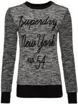 Superdry SEW Pullover noir/blanc