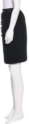 Escada Pleated Knee-Length Skirt