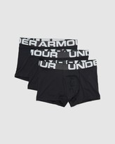 Thumbnail for your product : Under Armour Men's Black Boxer Briefs - Charged Cotton 3-Pack Boxer Briefs - Size L at The Iconic
