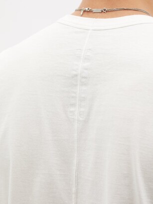 Rick Owens Level Longline Cotton-jersey T-shirt - White