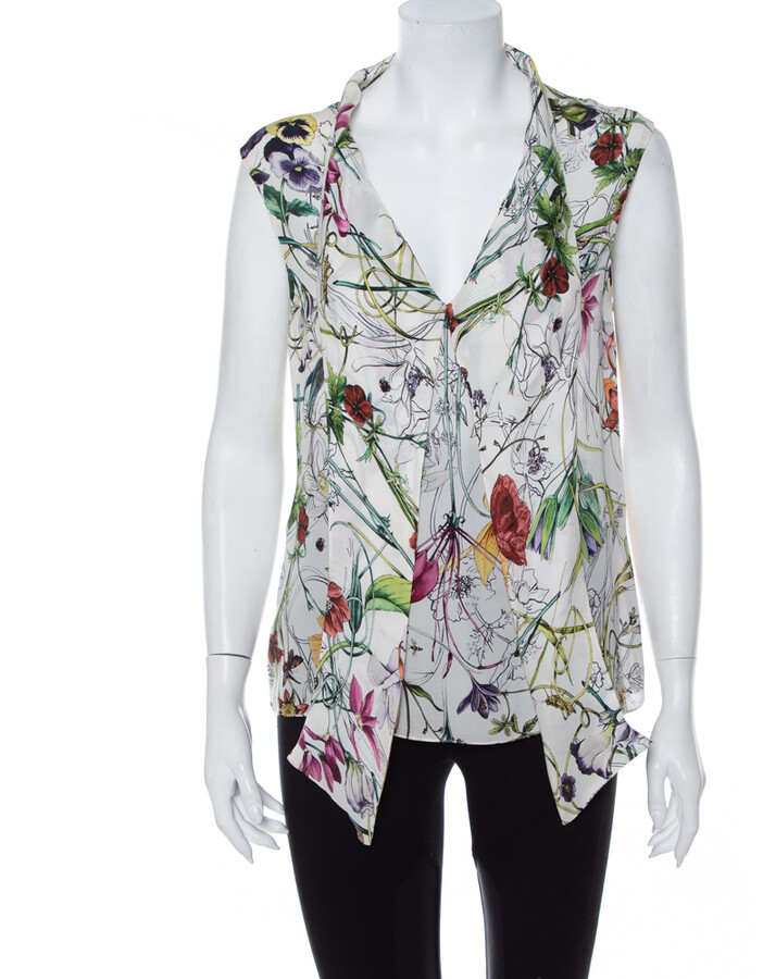 Gucci Floral Top | Shop the world's largest collection of fashion 