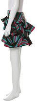 Thumbnail for your product : Cynthia Rowley Striped Ruffled Skirt w/ Tags