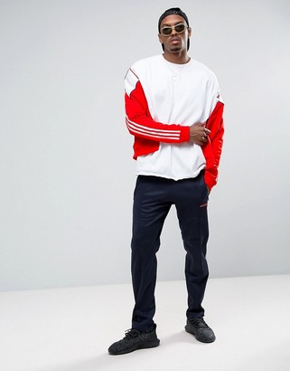 adidas London Pack Block Track Jacket In Red BK7840