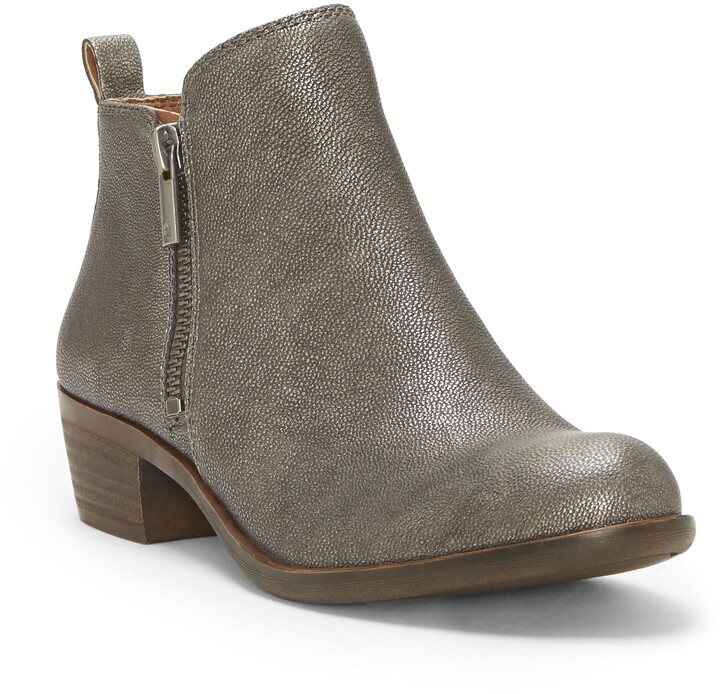 pewter booties