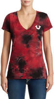 Thumbnail for your product : True Religion Tie Dye Classic Deep V Neck Tee