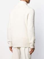 Thumbnail for your product : Brunello Cucinelli high neck front zip cardigan