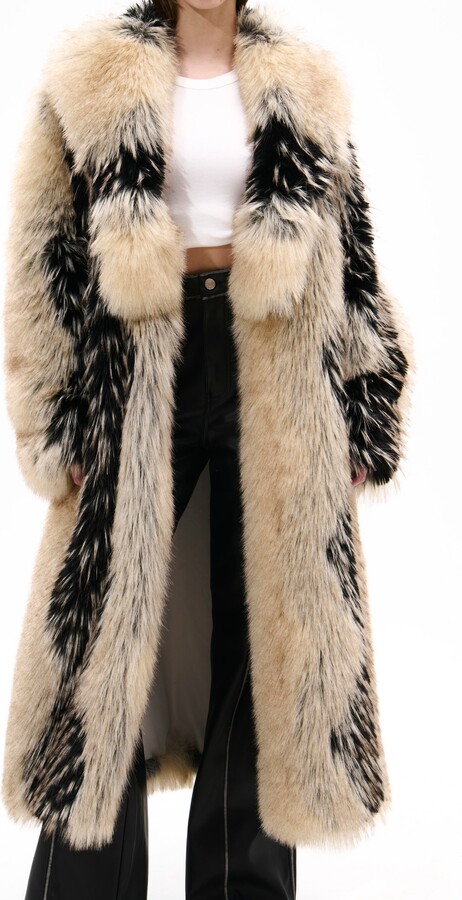 AZALEA WANG Aurora Faux Fur Coat