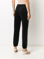 Thumbnail for your product : Juicy Couture Swarovski embellished velour zip jogger pant