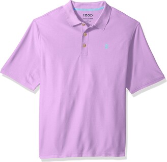 IZOD Mens Advantage Performance Short Sleeve Solid Polo Discontinued by