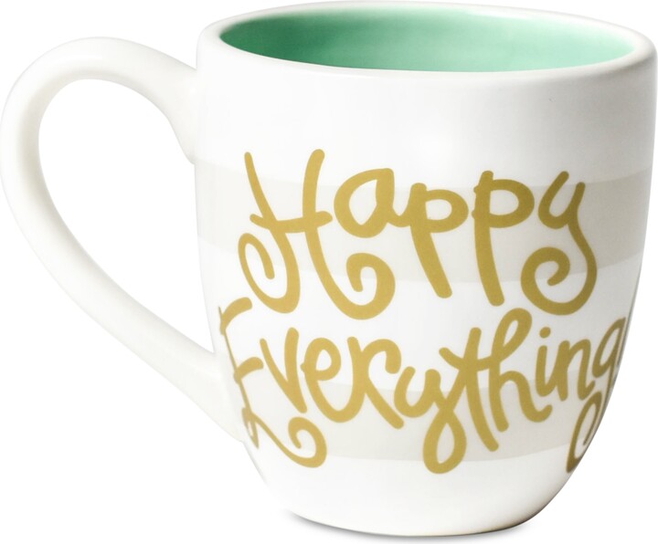 Happy Everything! Happy Everything White Stripe Mug