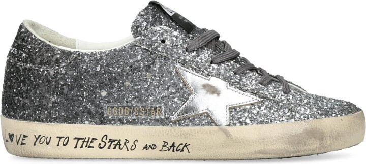 Golden Goose Glitter Super-Star Sneakers