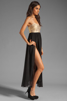 Thumbnail for your product : One Teaspoon Cash On Sequin Bustier Maxi Dress