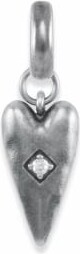Kendra Scott Heart Charm in Vintage Silver