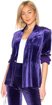 Thumbnail for your product : Norma Kamali Double Breasted Velvet Jacket
