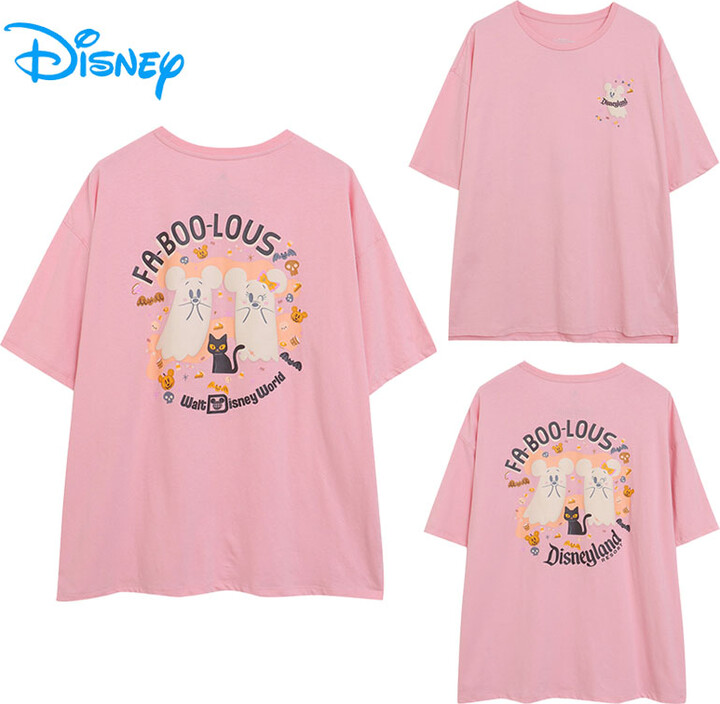 Disney World Halloween T Shirt O Neck Women Casual Loose Tee Short Sleeve Disneyland Cartoon Tshirt Top Summer Streetwear Femme