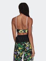 Thumbnail for your product : adidas Floral Sports Bra Long-sleeve Top