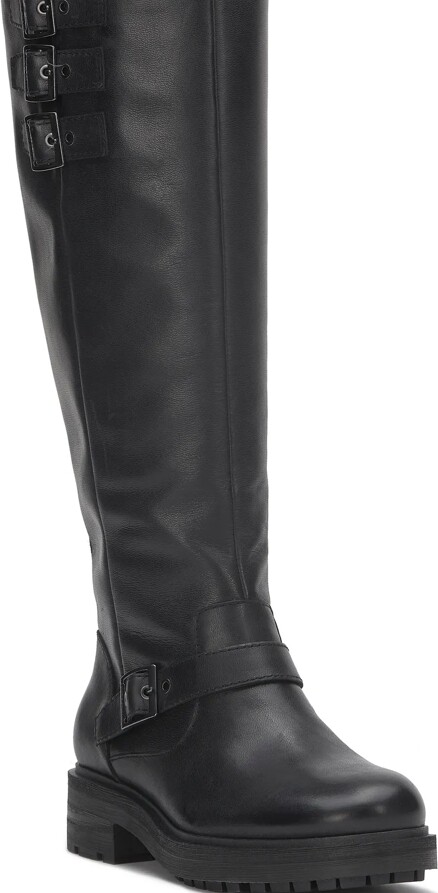 Lucky Brand Citere High Boot - Women's Pants Denim Bootcut Jeans in Feather