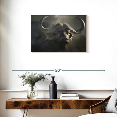 Ebern Designs Brampt Cape Buffalo