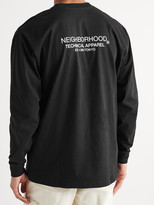 Thumbnail for your product : Neighborhood Logo-Print Cotton-Jersey T-Shirt