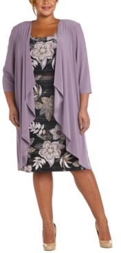 plus size dress and jacket