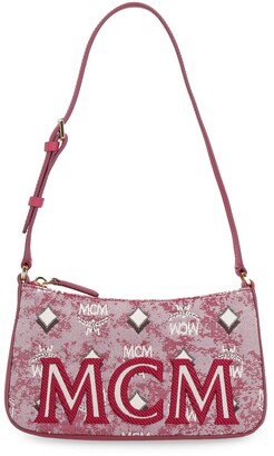 red mcm bolsa medium
