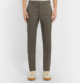 Thumbnail for your product : Incotex Slim-fit Cotton-blend Twill Chinos - Green