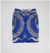 Thumbnail for your product : Yoana Baraschi Blue Printed Pencil Skirt