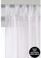 Thumbnail for your product : Plain-dyed Tab-top Voile Panel