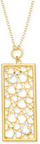 Thumbnail for your product : T Tahari 14k Gold-Plated Heart Rectangle Pendant Necklace
