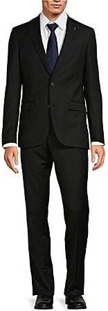 Ted Baker No Ordinary Joe by Modern Fit Flat Front Solid 2-Piece Suit