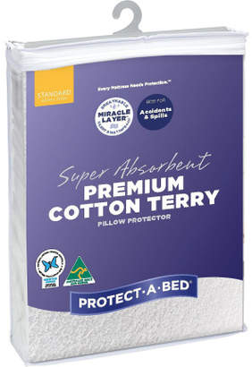 Protect A Bed Protect-A-Bed Premium Cotton Terry Pillow Protector (Each)