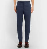Thumbnail for your product : Boglioli Navy Slim-Fit Stretch-Cotton Twill Suit Trousers