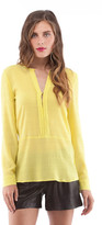 Thumbnail for your product : Cynthia Vincent Hidden Placket Blouse