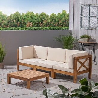 Highland Dunes Ellison 4 Piece Sofa Seating Group with Cushions