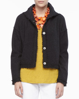 Thumbnail for your product : Eileen Fisher Boiled Wool Short Jacket