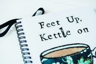 Equipment Helena Tyce Designs 'Feet up Kettle on' Notebook
