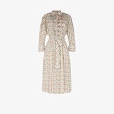 Thumbnail for your product : Horror Vacui Maxima Floral Print Cotton Midi Dress